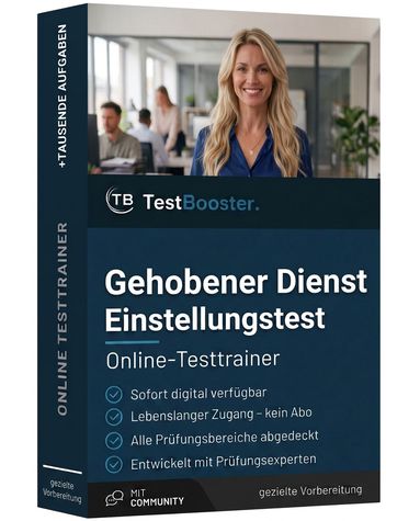 Beamtentest gehobener Dienst – Testtrainer von TestBooster