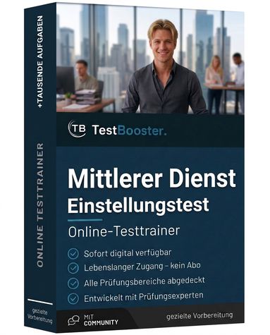 Beamtentest mittlerer Dienst – Testtrainer von TestBooster