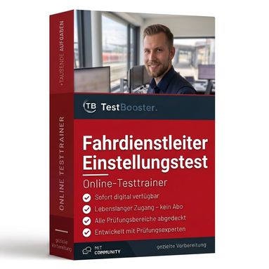 Fahrdienstleiter Einstellungstest – Testtrainer von TestBooster