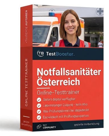 Notfallsanitäter Österreich – Testtrainer von TestBooster