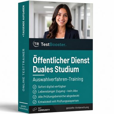 Öffentlicher Dienst Duales Studium – Testtrainer von TestBooster