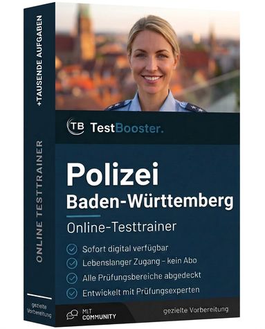 Polizei Baden-Württemberg Einstellungstest – Testtrainer von TestBooster