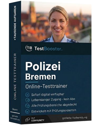 Polizei Bremen Einstellungstest – Testtrainer von TestBooster