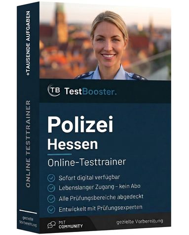 Polizei Hessen Einstellungstest – Testtrainer von TestBooster