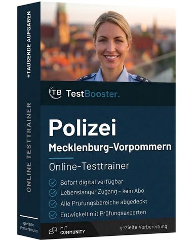 Polizei Mecklenburg-Vorpommern Einstellungstest – Testtrainer von TestBooster