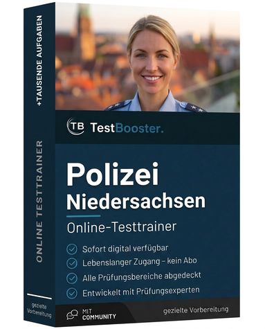Polizei Niedersachsen Einstellungstest – Testtrainer von TestBooster