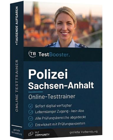 Polizei Sachsen-Anhalt Einstellungstest – Testtrainer von TestBooster