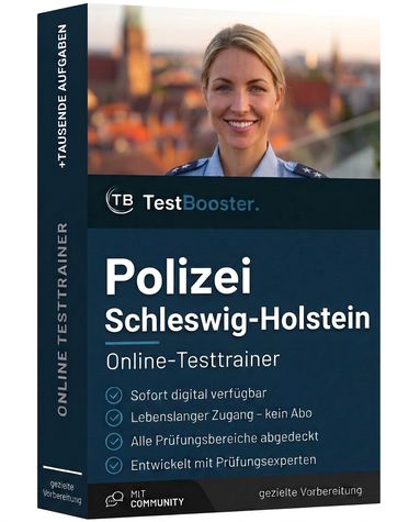 Polizei Schleswig-Holstein Einstellungstest – Testtrainer von TestBooster