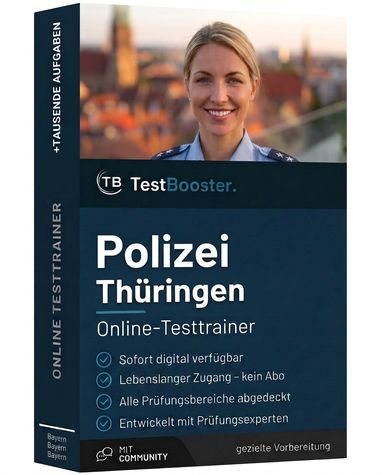 Polizei Thüringen Einstellungstest – Testtrainer von TestBooster