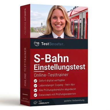 S Bahn Einstellungstest / S Bahn Auswahlverfahren – Testtrainer von TestBooster