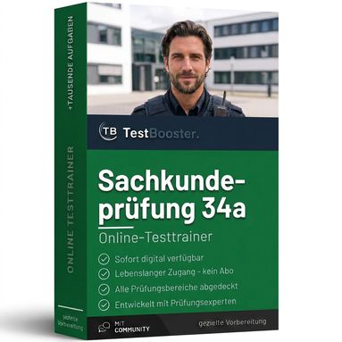 Sachkundeprüfung § 34a GewO – Testtrainer von TestBooster