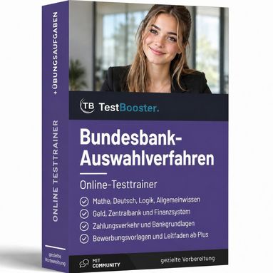 Bundesbank Einstellungstest – Testtrainer von TestBooster