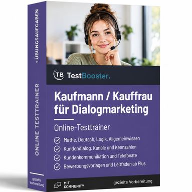 Kaufmann / Kauffrau für Dialogmarketing – Testtrainer von TestBooster