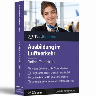 Luftverkehr Einstellungstest – Testtrainer von TestBooster