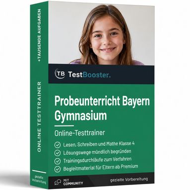 Probeunterricht in Bayern – Training fürs Gymnasium – Testtrainer von TestBooster