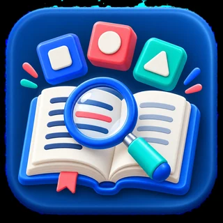 Deutsch lernen mit Buch und Lupe