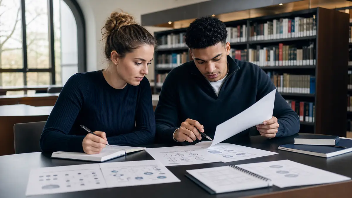 BKA-Auswahlverfahren: duales Studium, Test und Assessment-Center – redaktionelles Titelbild ohne Schrift und Hoheitszeichen