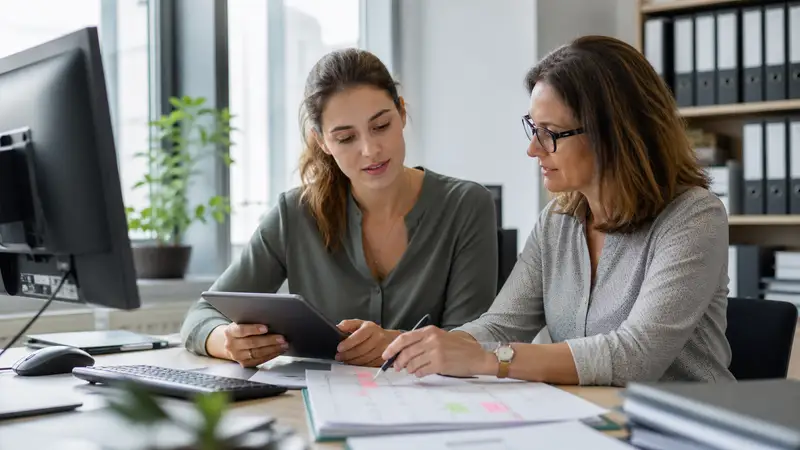 Justizfachwirt-Auswahlverfahren: Beamtentest, Ausbildung und Bewerbung – redaktionelles Titelbild ohne Schrift und Hoheitszeichen