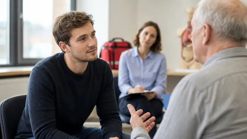 Rettungssanitäter-Einstellungstest: Auswahl, Aufgaben und Vorbereitung – redaktionelles Titelbild ohne Schrift und Hoheitszeichen