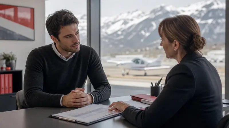 SWISS-Pilotenauswahl: Ab initio, DLR, SPHAIR und Ready Entry – redaktionelles Titelbild ohne Schrift und Hoheitszeichen