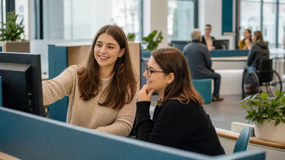 Verwaltungsfachangestellte: Einstellungstest, Bewerbung und Ausbildung – redaktionelles Titelbild ohne Schrift und Hoheitszeichen